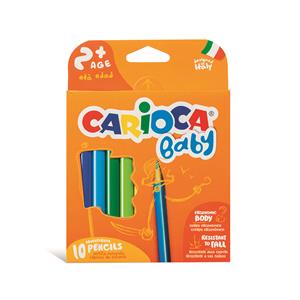 Officeday  Colored pencils for babies CARIOCA BABY 2+, 10 pcs