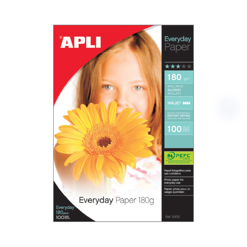 Glossy photo paper