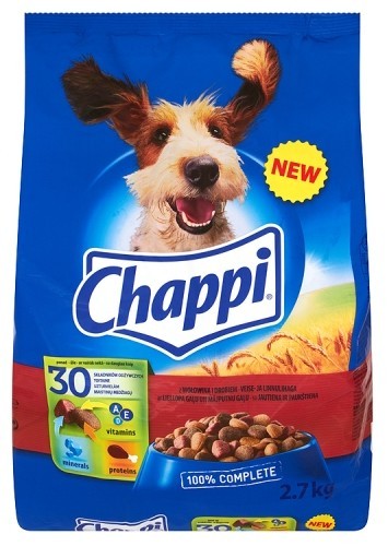 Officeday Dog food CHAPPI dry with beef poultry 2 7kg